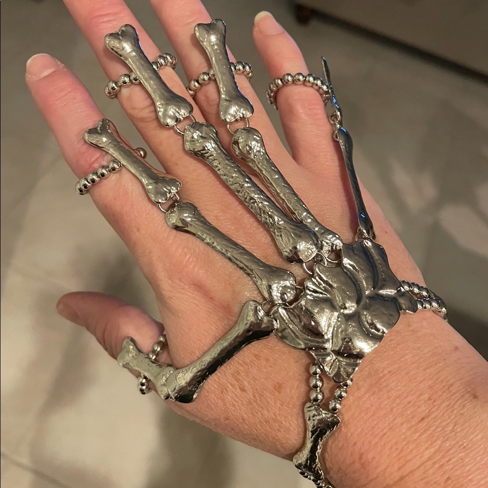 Skeleton Hand Accessory Bracelet - image 1